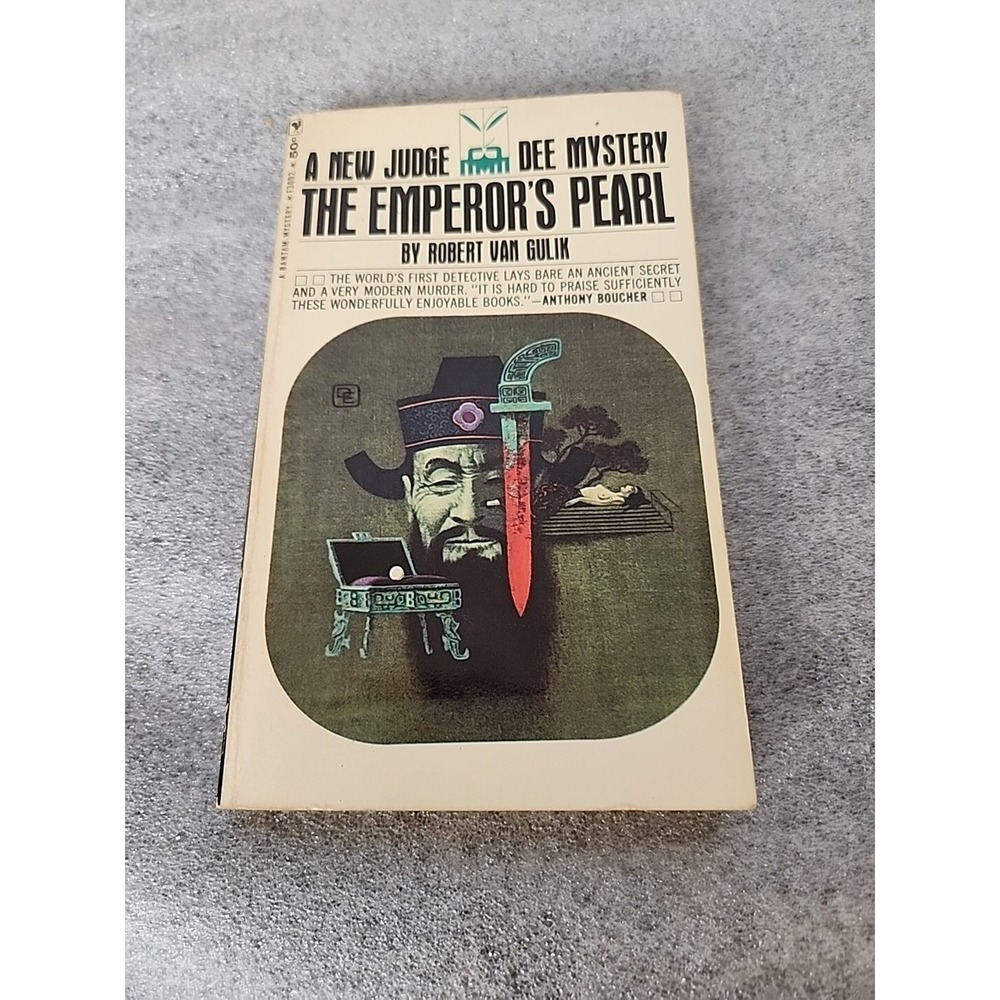 THE EMPERORS PEARL ROBERT VAN GULIK 1965 BANTAM #F3002 PAPERBACK PB